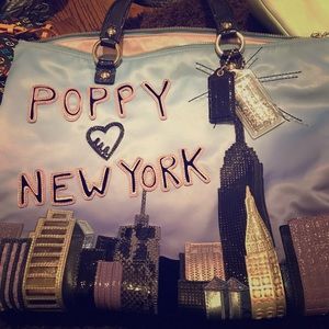 Coach poppy limited edition glam tote